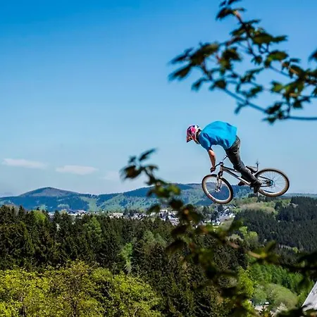 Lejlighed Welcome In - 'rothaarglueck' In Neuastenberg-winterberg Mit Aussicht Und Terrasse Winterberg