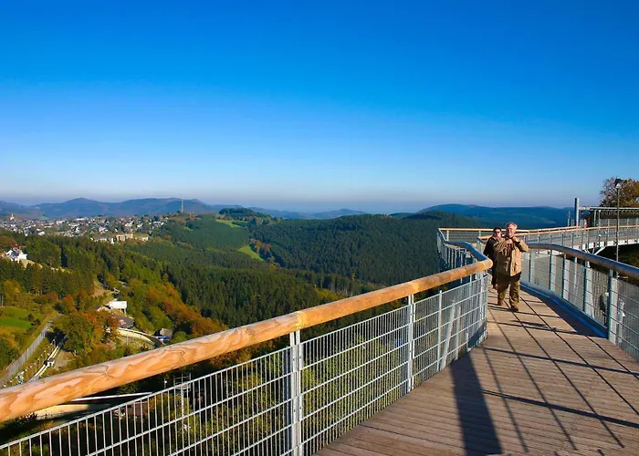 Welcome In - 'rothaarglück' In Neuastenberg-winterberg Met Uitzicht En Terras Winterberg